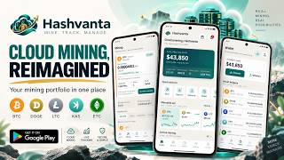 Hashvanta – Bitcoin Cloud Mining App | BTC, DOGE, LTC, KAS & ETC