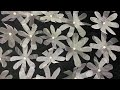 DIY: HOW TO MAKE CUTE ORGANZA FLOWERS (easy and simple method).#diycrafts #diy #flowermaking