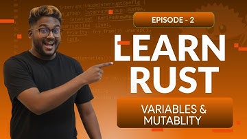 How to use variables in Rust | Rust in four minutes | Sksudharsanan
