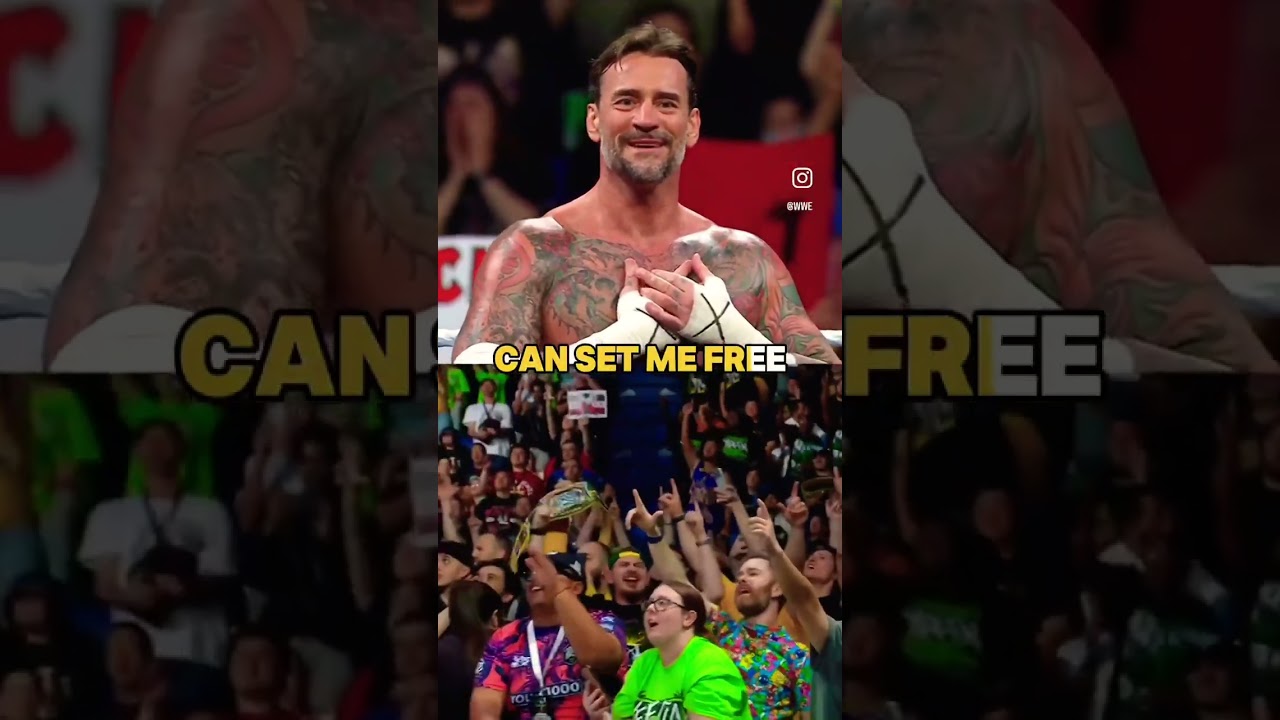 CROWD SINGING PUNKS THEME🙌🏾💯❤️&zwj;🔥‼️🔥🩵BEAUTIFUL🙌🏾😭💯💯❤️&zwj;🔥BITW❌#cmpunk#wweraw#wweuniverse