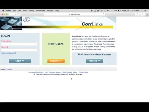 How to login Corrlinks Inmate Email System