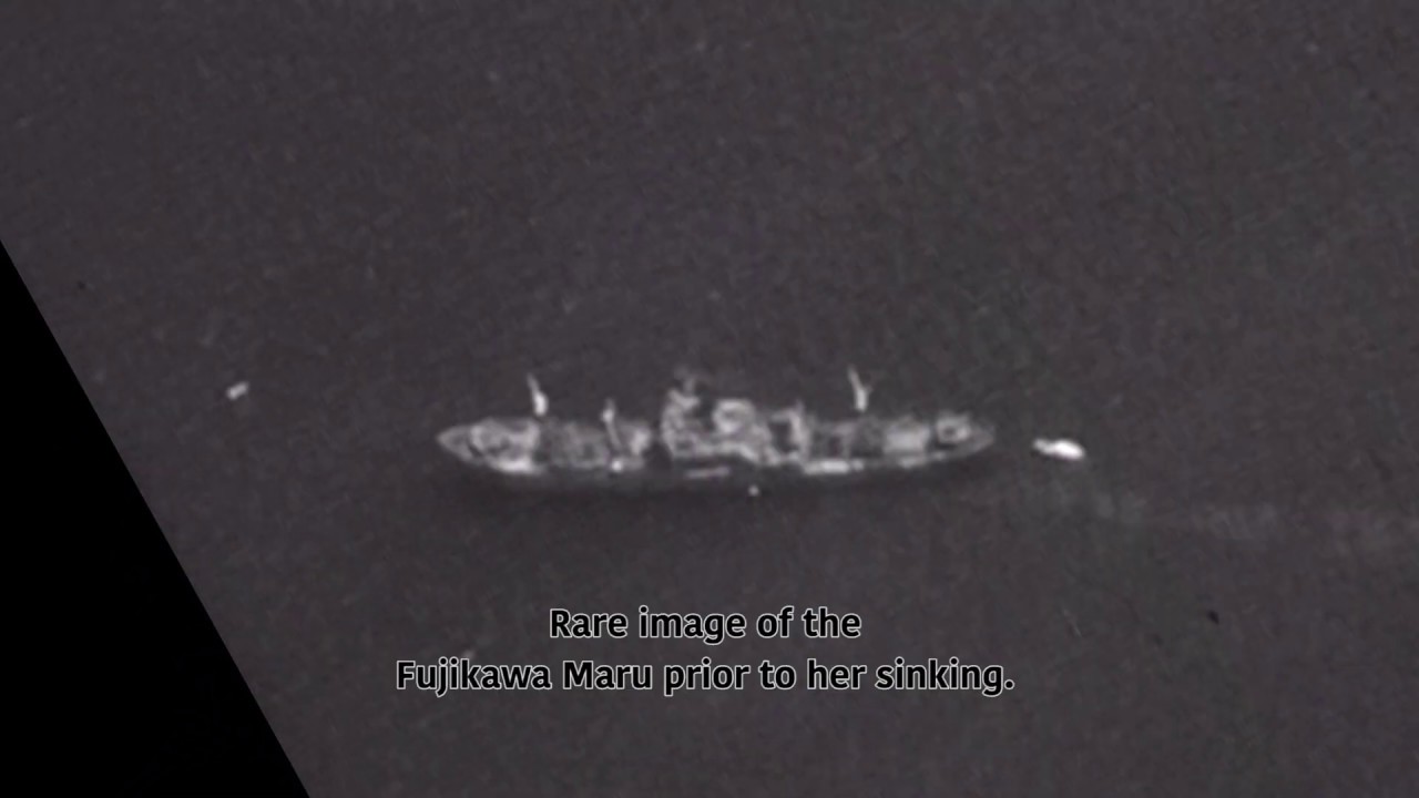 Truk Lagoon "Then & Now" - Fujikawa Maru