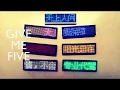 Programmable led scrolling signname badgemessage tag display board