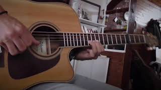 Video thumbnail of "I'm On Fire Bruce Springsteen acoustic loop cover | Hvetter"