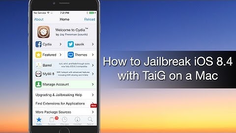 How to Jailbreak iOS 8.4 using TaiG on a Mac - iPhone Hacks