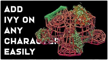 Add Ivy on any Character Easily | Blender 3.4 Beginner tutorial