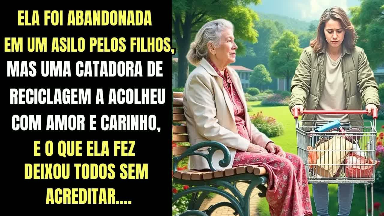 ELA FOI ABANDONADA EM UM ASILO PELOS FILHOS, MAS UMA CATADORA DE RECICLAGEM A ACOLHEU COM AMOR E...