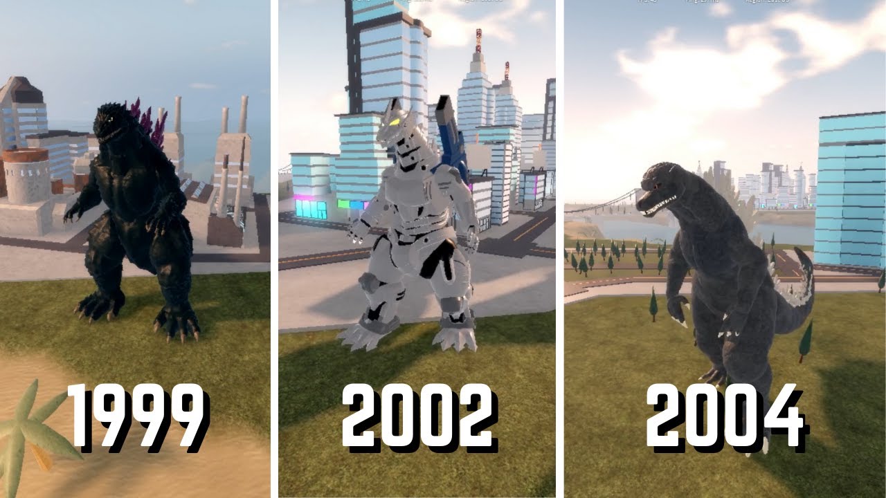 Evolution of Millennium Era Kaijus in Roblox (1999-2004) | Kaiju Universe