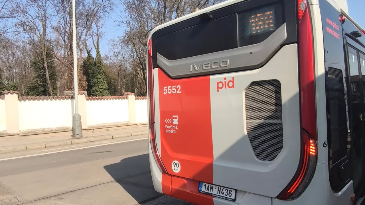 Projížďka linkou 188 směr želivskeho Jesenicka 