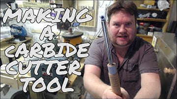 Make your own DIY carbide woodturning tool