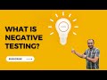 Negative Testing - What is it and How Do You Do It?