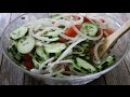 How to Make Summer Tomato, Onion & Cucumber Salad