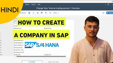 How to create a company in SAP | SAP S/4 HANA | SAP MM FULL COURSE