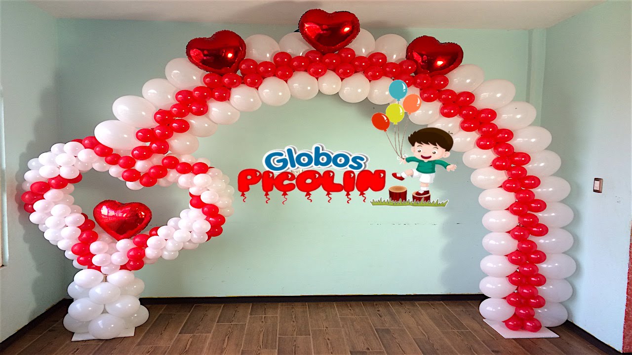 Como hacer un arco con globos