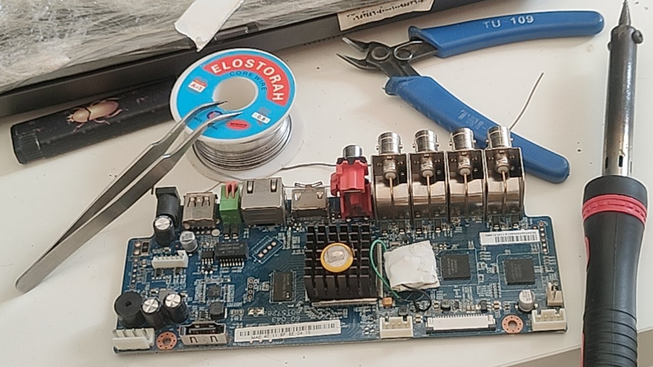 تغيير بطاريه DVR Dahua وضبط التاريخ والوقت