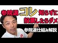 【参院選】これを知らずに投票したらダメ！選挙の仕組みと政党が得票率2%を目指す理由など解説！