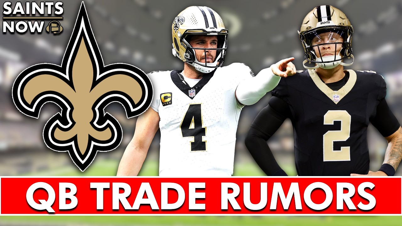 🚨MAJOR NFL Trade Rumors: Multiple Saints QB’s On The Move Ft. Derek Carr & Spencer Rattler