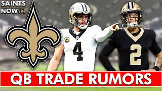 🚨MAJOR NFL Trade Rumors: Multiple Saints QB’s On The Move Ft. Derek Carr & Spencer Rattler