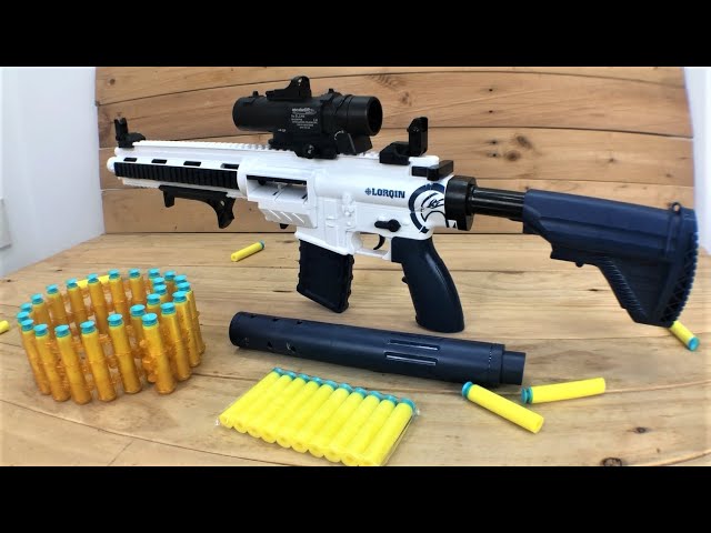  Electric Automatic Toy Guns for Nerf Guns - M416 Auto-Manual  Sniper Toy Gun with Scope Bipod - 160 Bullets - Toy Guns for Boys Age 8-12  Kids Toy Gifts for Birthday