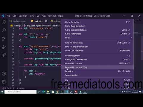 Node.js Express Cricket Live Statistics App in Javascript Using ESPN ...