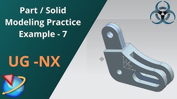 Unigraphics NX-Basic Part Modeling Practice Example 7