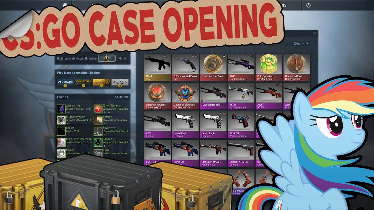 CS:GO - Case Opening #5 - Case God - YouTube