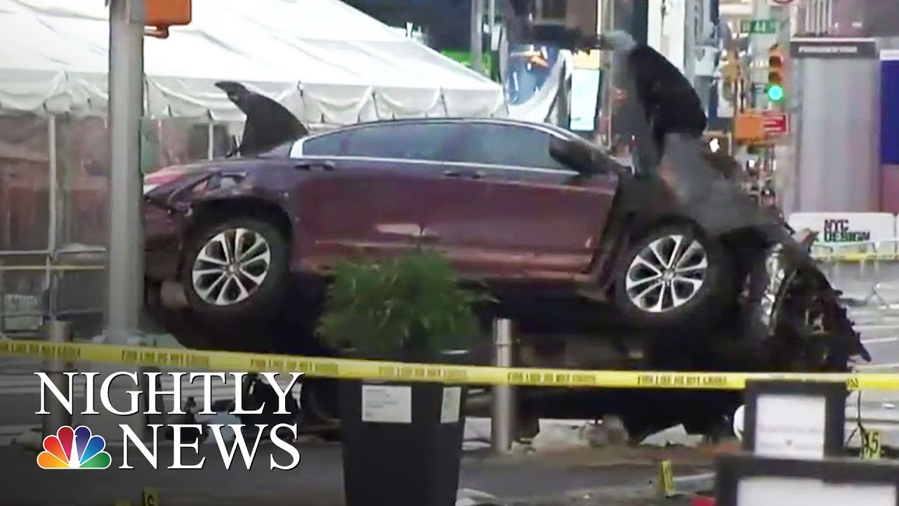 Times Square: 1 Dead, 22 Injured As Car Rams Pedestrians | NBC Nightly ...