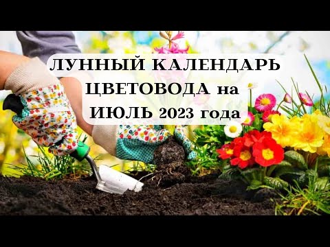 ПОСЕВНОЙ ЛУННЫЙ КАЛЕНДАРЬ ЦВЕТОВОДА на ИЮЛЬ 2023┃#луна #календарь #июль #2023 #сад #удача #топ