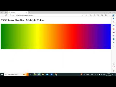 CSS Linear Gradients - Multiple Color Stops