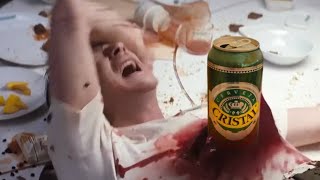 ALIEN CHEST BURST      CERVEZA CRISTAL