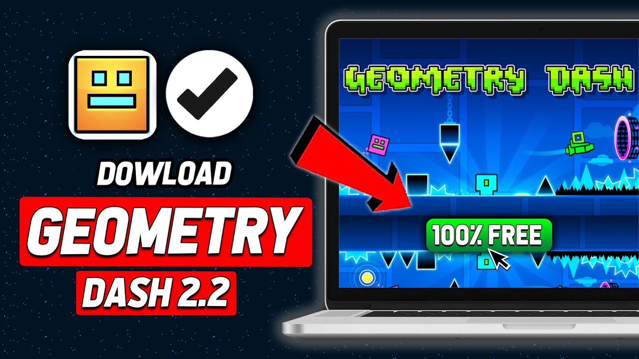 Как бесплатно скачать Geometry Dash 2.2 на ПК или ноутбук (обновленный способ 2026 года)