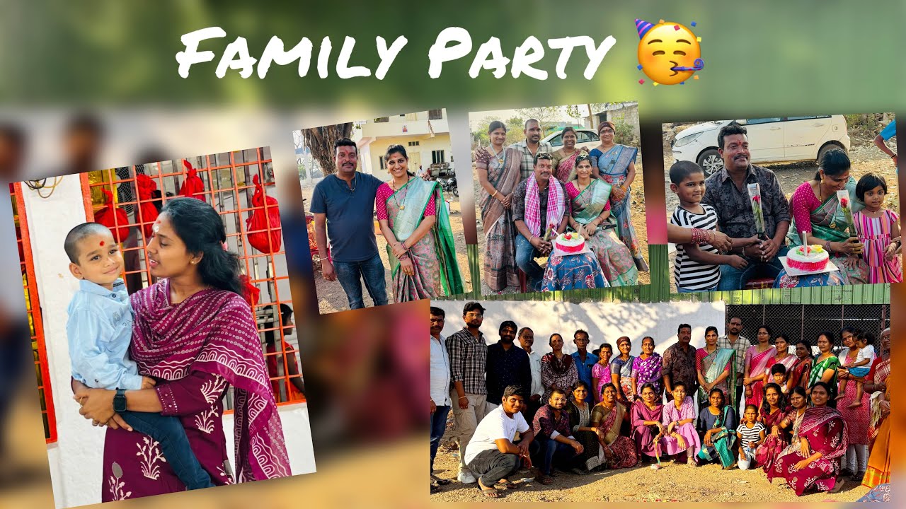Family  Party 🥳❤️|| kothakondatemple || We together🥰 || Family Love😘