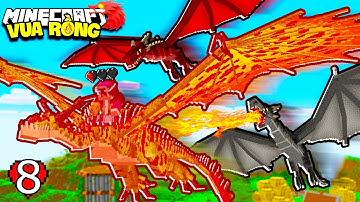 MINECRAFT VUA RỒNG * TẬP 8 | LỘC LẠC VÀO LÃNH ĐỊA RỒNG LỬA VÀ THỬ THU PHỤC RỒNG MỚI SIÊU NGẦU