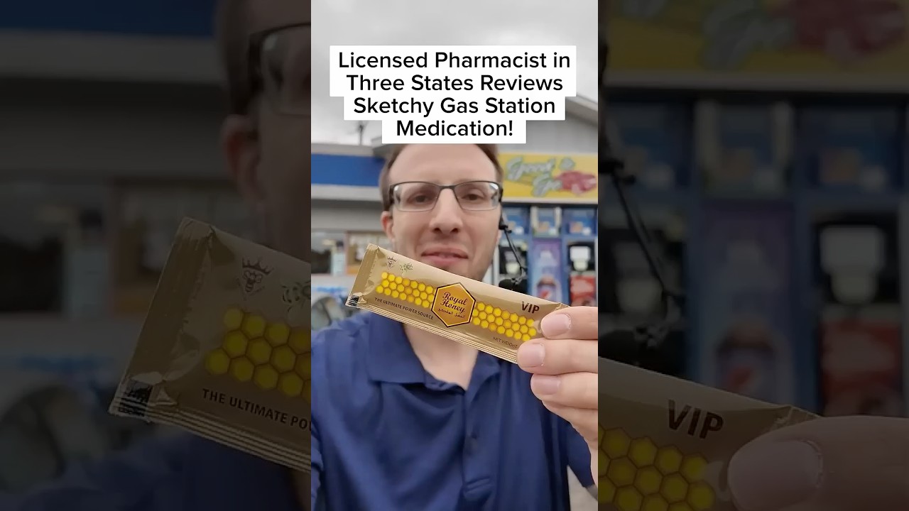 Licensed Pharmacist Tries Honey Pack #asmr #pharmacy