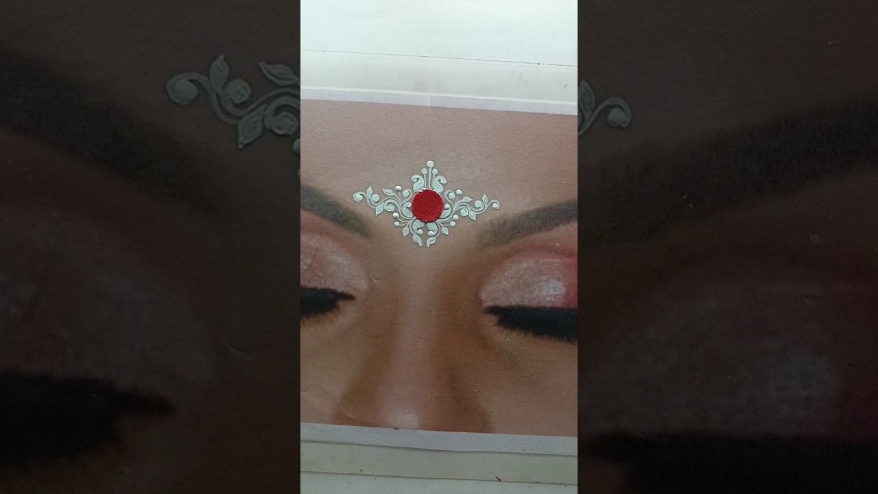 beauty full bridal bindi design ❤️ kolka design 🥰 