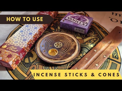 How to use: Incense sticks & cones