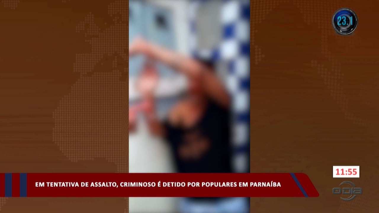 Em tentativa de assalto, criminoso é detido por populares em Parnaíba 04 10 2023