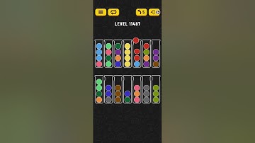 Ball Sort Puzzle Level 11487 /Ball Sort Color Water Puzzle Level 11487 Water Sort Puzzle Level 11487