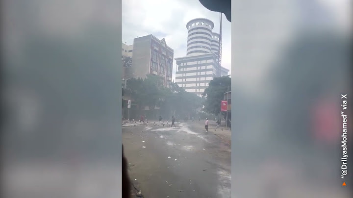 Police use water cannon on anti-government protesters in Nairobi | REUTERS