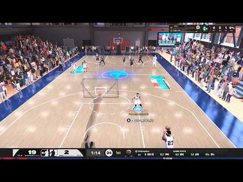 NBA 2K26 needle threading bounce pass for and1