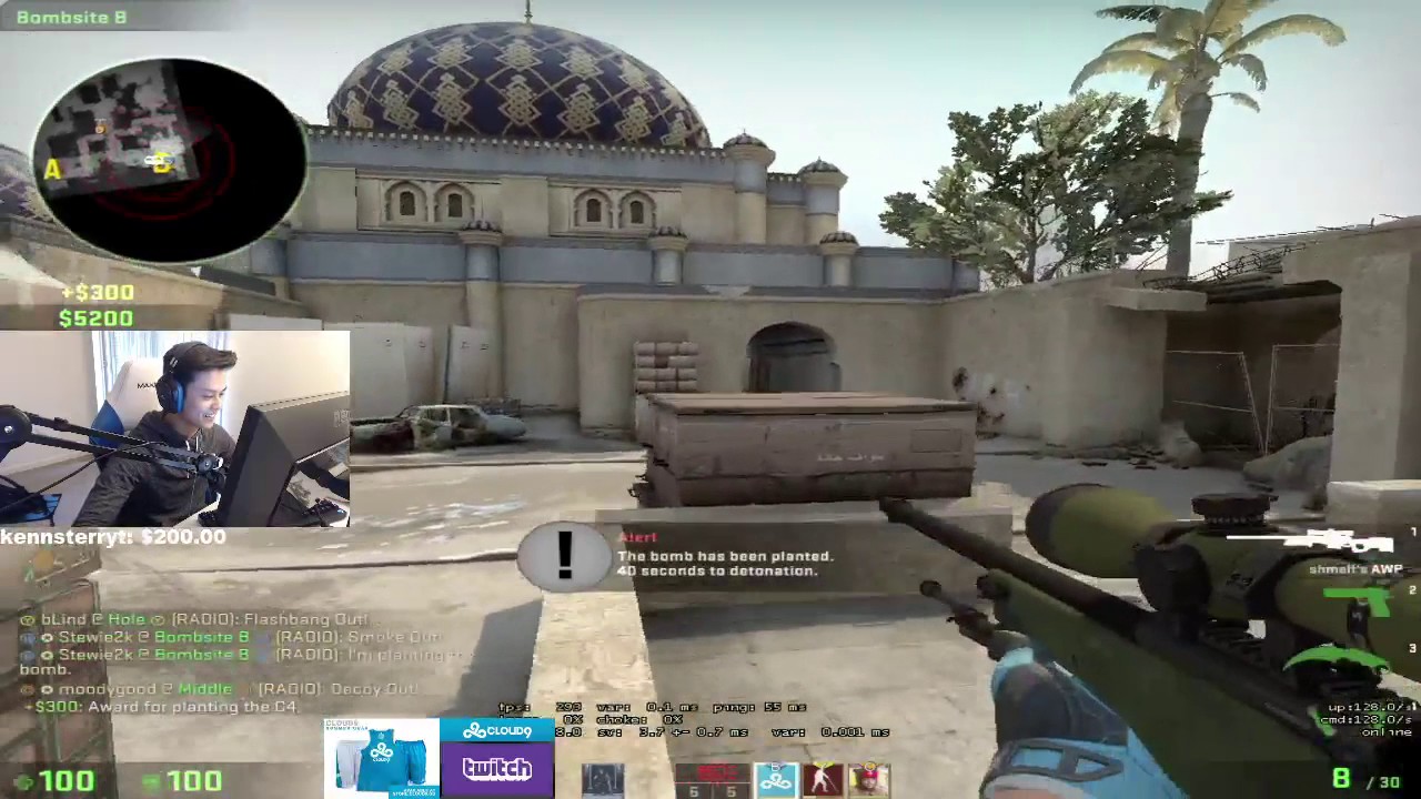 gaming logo Stewie2k ESEA pug Hard carry 20170518