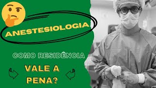 Anestesia vale a pena ?  Os desafios do mercado