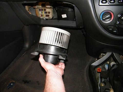 Ford Focus Heater Blower Motor Change - YouTube