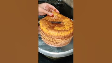How to cut cake sponge #vanilla #sponge #cutting #stepbystep #easy #method #baker