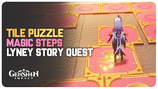 Tile Puzzle (Lyney Story Quest) Activate All Magic Steps | Genshin Impact screenshot 2