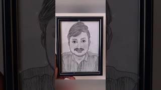 Potrait of my husband with pencil🖤✨#art#potrait#pencilsketch#husbandwife#ytshorts#trendingshorts