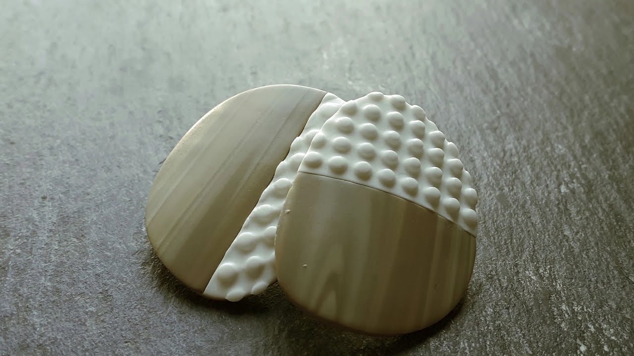 BO Bois et texture. Wood and Texture. Earrings.