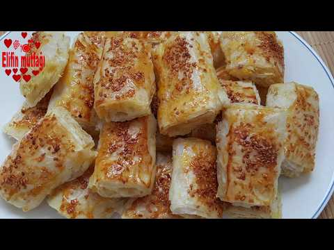 معجنات البطاطس المقرمشة بوريك بعجينة الفيلو الجاهزة