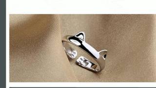FREE SILVER KITTY EARS RING!