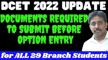 Diploma CET Documents Verification 2022|Diploma CET Document verification Process |DCET Results